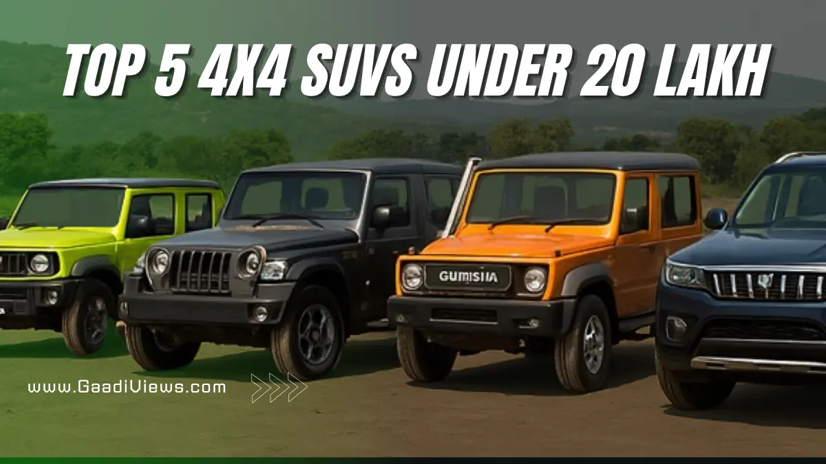 GaadiViews.com - Latest New Car & Bike Prices, Reviews, News in India 5 Top 5 4x4 Suvs Under 20 lakh in India